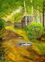 Адлина Лариса. Масло, К., После дождя