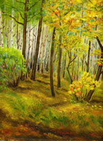 Адлина Лариса. Масло, К., В Баулино