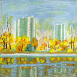 Адлина Лариса. Пастель, бум., Чертаново