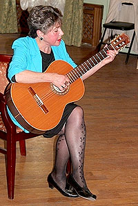 Колодяжная Людмила на вечере Гумилева (2013 год)